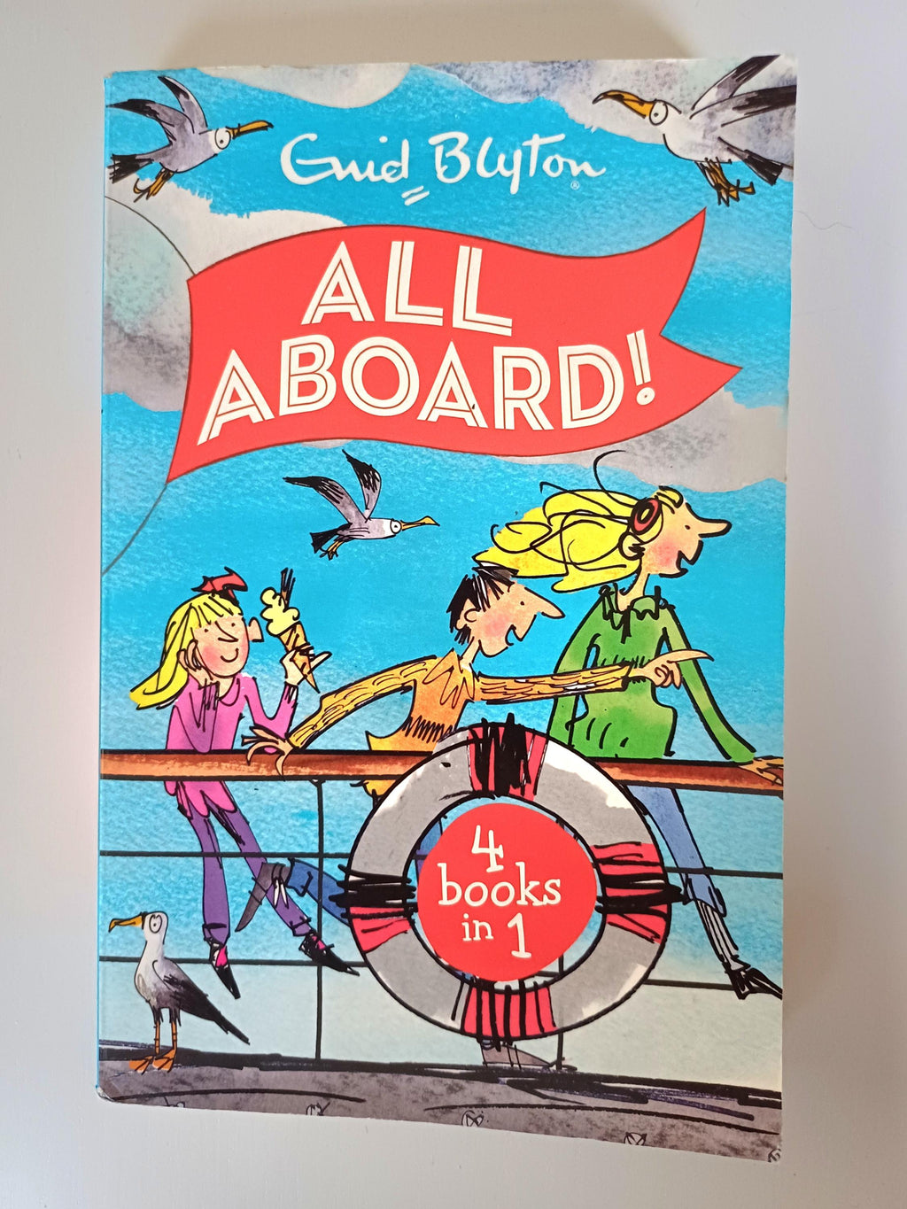 All Aboard! by Enid Blyton pre-loved second hand vintage book 2014